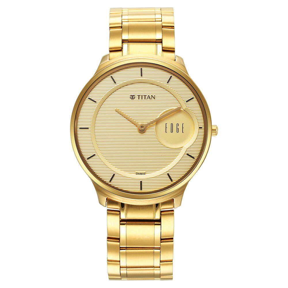 Titan edge on sale golden colour