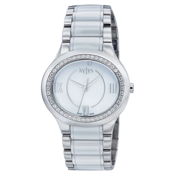 Xylys Swiss Analog Mother of Pearl Dial And Bimetal Strap Watch For Women - image number 0