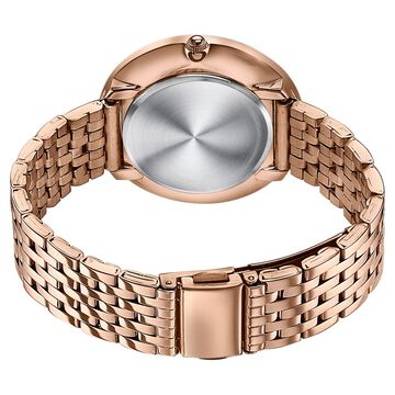 Sonata Poze Quartz Analog White Dial Stainless Steel Strap Watch For Women