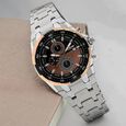 Titan Octane Quartz Chronograph Blue Dial Stainless Steel Strap Watch For Men