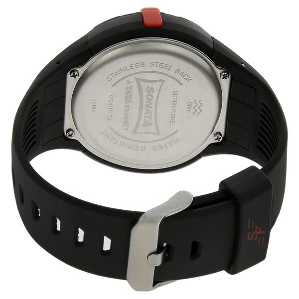 SF Digital Dial Plastic Strap Watch for Men - image number 3