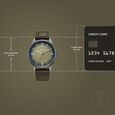 Titan Neo Basics Analog with Green Dial Green Leather Strap Watch for Men - image number 3