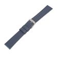 20 mm Blue Genuine Leather Strap for Men - image number 3