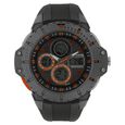 SF Quartz Analog Digital Grey Dial Plastic Strap Watch for Men - image number 0