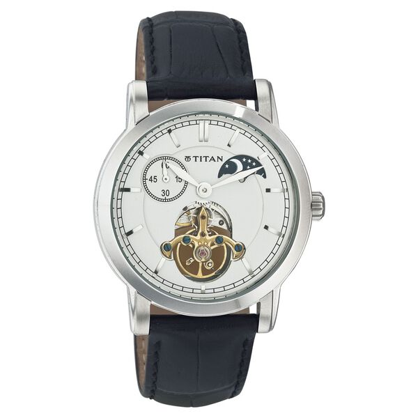 Titan Quartz Analog White Dial Watch for Men - image number 0