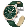 Police Quartz Multifunction Green Dial Leather Strap Watch for Men - image number 2