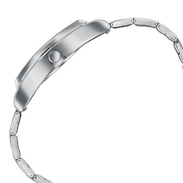 Sonata Ascent Blue Tonneau Watch with Metal Bracelet