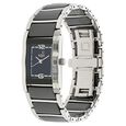 Xylys Swiss Analog Two Toned Stainless Steel And Ceramic Strap and Black Dial Watch For Women - image number 1