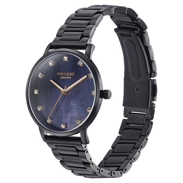 Sonata Poze Quartz Analog Mother Of Pearl Dial Metal Strap Watch for Women - image number 3
