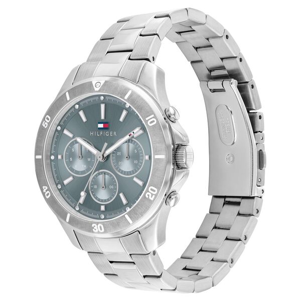 Buy Online Tommy Hilfiger Quartz Multifunction Blue Stainless Steel ...