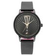 Fastrack Ruffles Quartz Analog with Date Black Dial Leather Strap Watch for Girls - image number 2