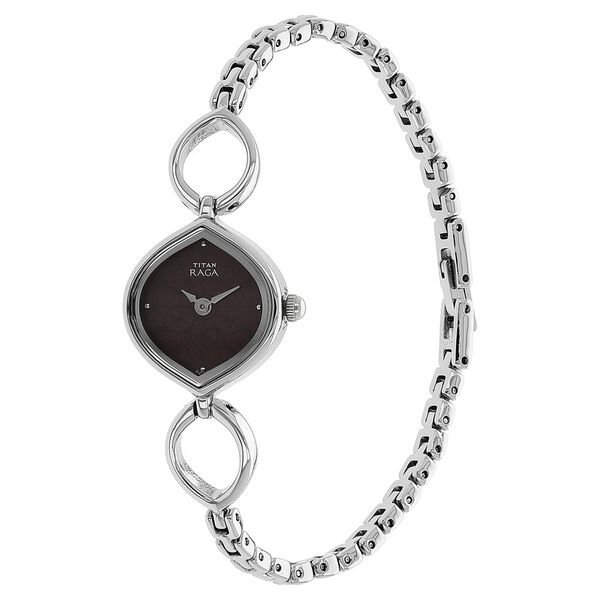 Titan Raga Purple Dial Women Watch With Metal Strap - image number 1