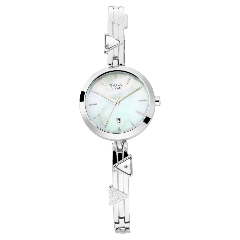 Titan mother of pearl dial analog watch online