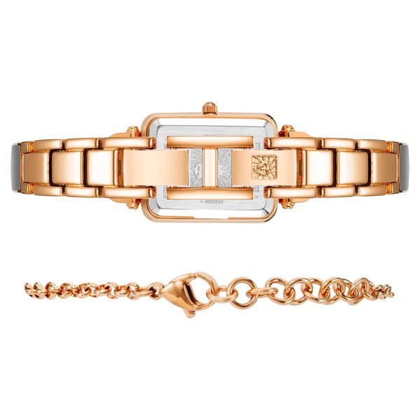 Anne Klein Quartz Analog Grey Dial Rose Gold Stainless Steel Strap Watch For Women - image number 2