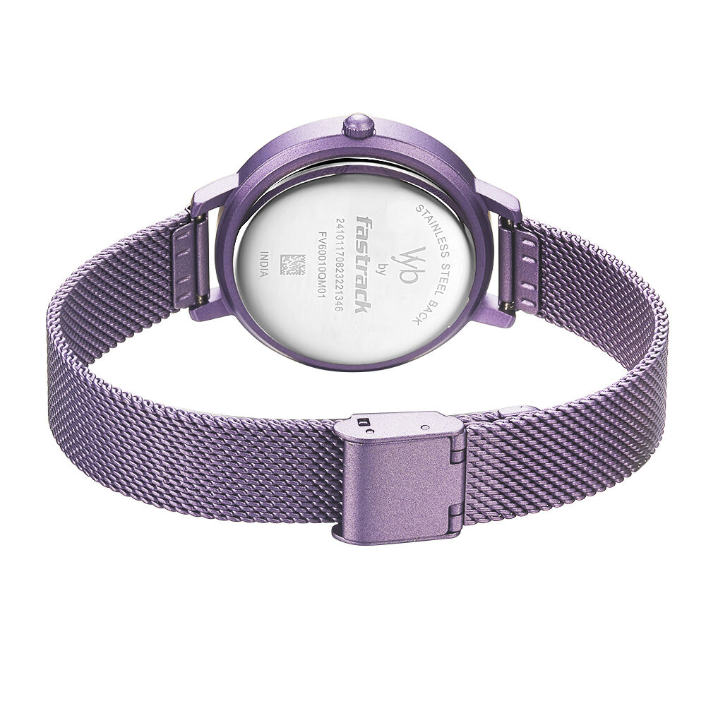 Fastrack purple dial watch hot sale