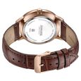Sonata Jashn Quartz Analog Red Dial Brown Leather Strap Watch For Men - image number 5