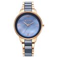 Titan Purple Ceramics Blue Dial Analog Steel and Ceramic Strap watch for Women - image number 1