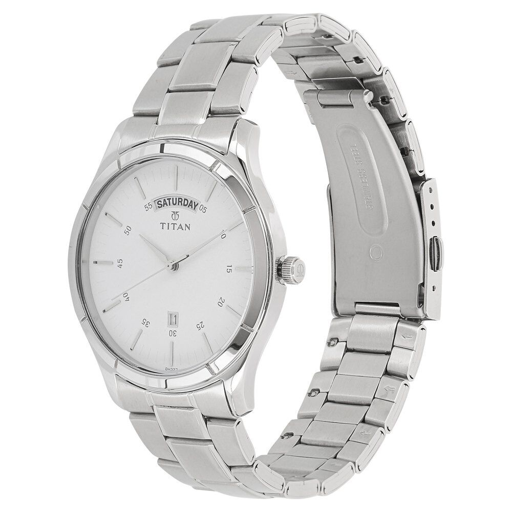 Titan watch with date and day discount
