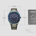 Fastrack Vyb Limitless Quartz Analog Blue Dial Metal Strap Watch For Guys - image number 3