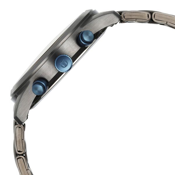 Titan Neo Splash Quartz Multifunction Anthracite Dial Stainless Steel Strap Watch for Men - image number 4
