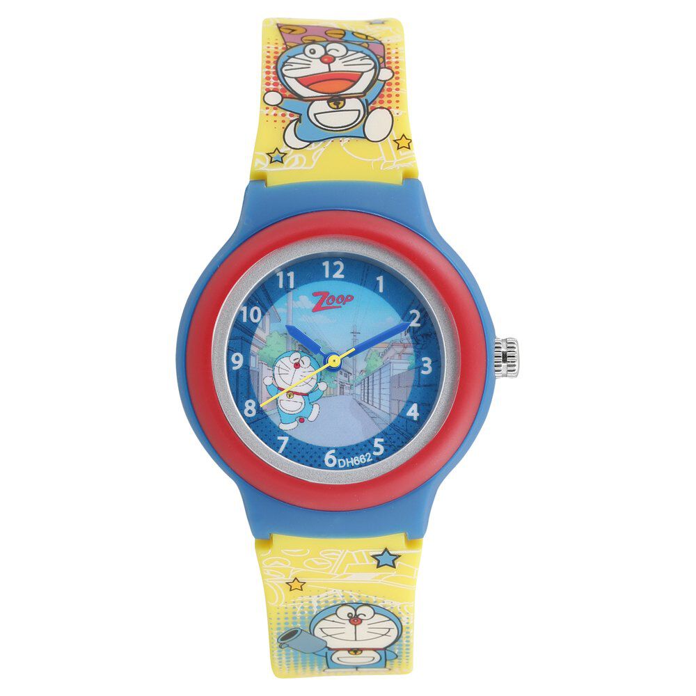Buy Online Zoop By Titan Quartz Analog Blue Dial PU Strap Watch