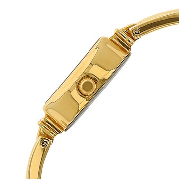 Sonata Quartz Analog Champagne Dial Metal Strap Watch for Women