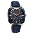 Titan Vintage Concealed Automatic Analog with Blue Dial Blue Leather Strap Watch for Men - image number 1