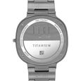 Edge Squircle Titanium Grade 5 Quartz Analog Matte Grey Dial Titanium Strap Watch For Men - image number 6