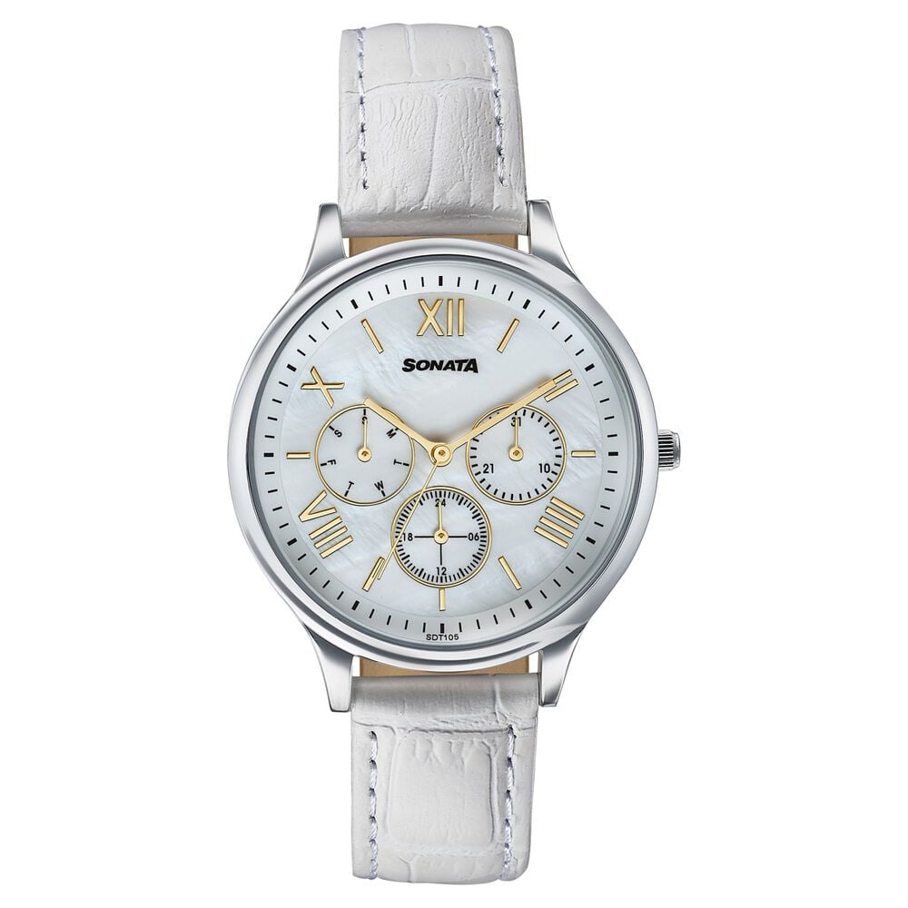 Sonata Women�s Work Wear leather Watch - Premium Multifunction design for everyday style-image-19