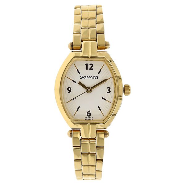 Sonata Wedding Silver Dial Women Watch With Stainless Steel Strap - image number 0