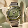 Fastrack Gelato Brown chronograph watch with Cookies n Cream dial for Guys