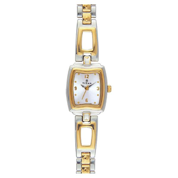 Titan Quartz Analog White Dial Watch for Women - image number 0