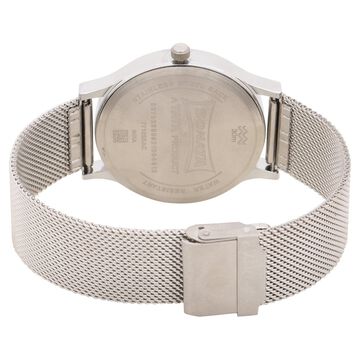 Knot Brown Dial Stainless Steel Strap Watch for Men