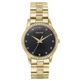 Sonata Glam Gold Quartz Analog Off White Dial Stainless Steel Strap Watch For Women