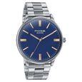Sonata Poze Quartz Analog Blue Round Dial Silver Metal Strap Watch For Men - image number 2
