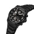 Police Multifunction Black Dial Black Stainless Steel Strap Watch For Men - image number 3