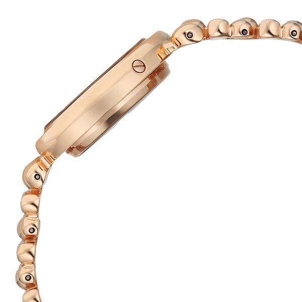 Titan Raga Glimmers Quartz Analog Mother of Pearl Dial Rose Gold Metal Strap Watch For Women - image number 4
