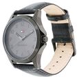 Tommy Hilfiger Quartz Analog Grey Dial Leather Strap Watch for Men - image number 1
