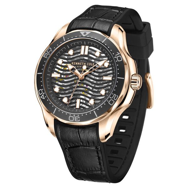 Kenneth Cole Black Dial Automatic Watch for Men - image number 1