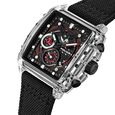 Police Quartz Chronograph Black Dial Multicoloured SILICONE Strap Watch For Men - image number 1