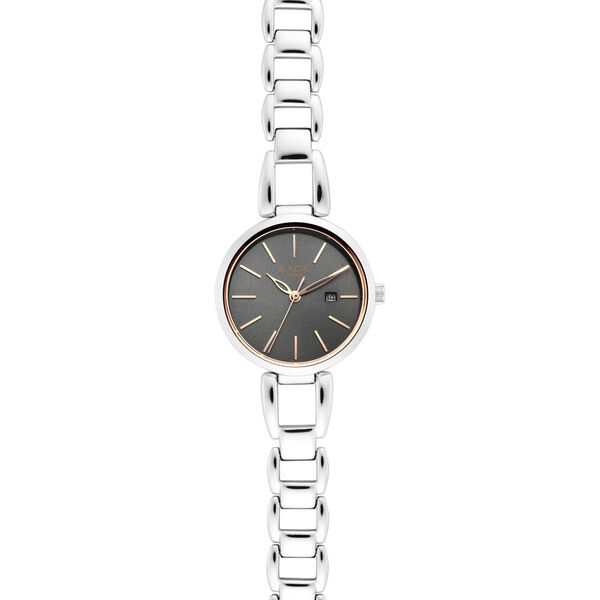 Titan Raga Viva Grey Dial Analog with Date Silver Metal Strap Watch for Women - image number 1