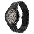 Titan Mechanical Slimline Black Dial Black Stainless Steel Strap watch for Men - image number 3