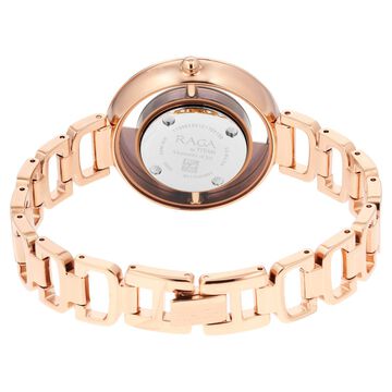 Titan Raga Moments of Joy Brown Dial Analog Metal Strap Watch for Women