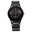 Titan Edge Ceramic Quartz in Rich Black Dial Watch for Men - image number 0