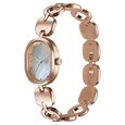 Fastrack Style Up Quartz Analog Mother Of Pearl Dial Rose Gold Metal Strap Watch For Girls - image number 2
