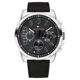 Tommy Hilfiger Quartz Analog Black Dial Leather Strap Watch for Men - image number 0
