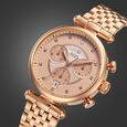 Xylys Quartz Chronograph Rose Gold Dial Rose Gold Stainless Steel Strap Watch For Women - image number 0