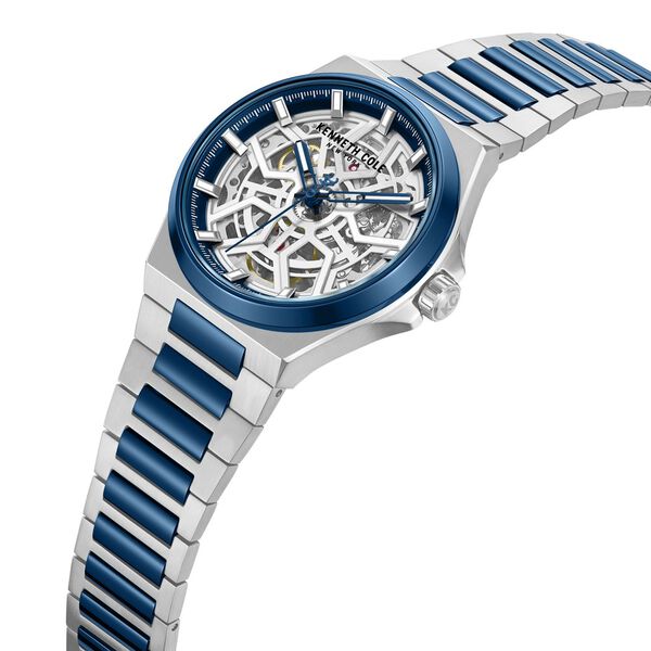 Kenneth Cole Automatic Silver Dial Two Toned Stainless Steel Strap Watch For Men - image number 3
