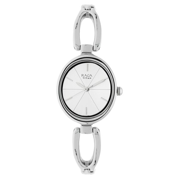 Titan Raga Viva Silver Dial Analog Metal Strap Watch for Women - image number 0