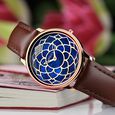 Titan Nebula Lotus Quartz Analog 18 Karat Solid Gold Watch for Women - image number 0